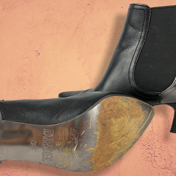 Diesel | Shoes | Diesel Womens Drinky Party Bathidas Boot Heeled ...